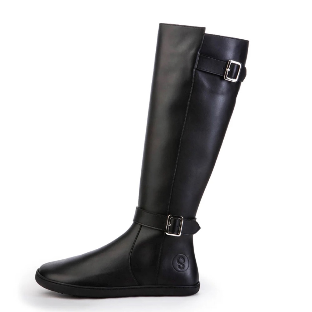 SHAPEN GLAM LEATHER BAREFOOT RIDING BOOT 8